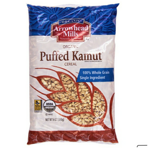 Kamut puff cereal