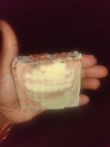 Seamoss soap clay and rose petals soap full slab